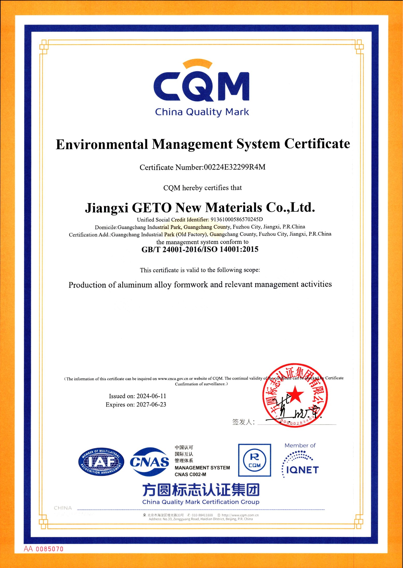 1. ISO 14001