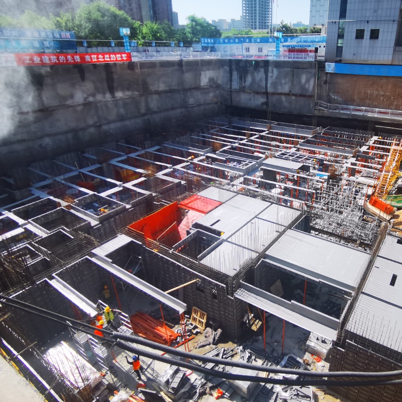 Adjustable aluminium column formwork for various sizes